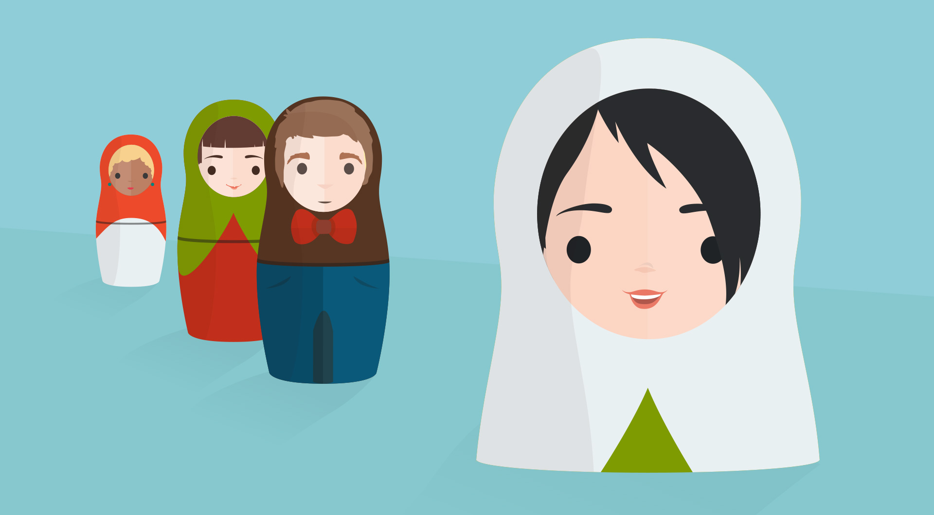 Poupées russes - en famille